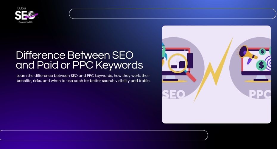 difference between seo and paid or ppc keywords